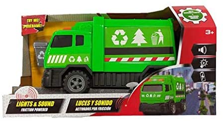 Addo Friction Lights and Sounds Garbage Truck