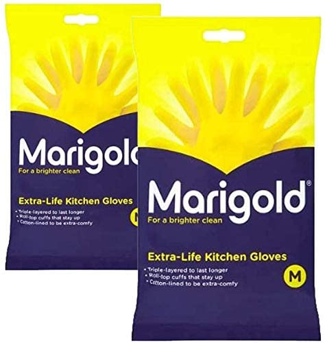 Marigold Extra Life Kitchen Gloves Medium 2 Pairs