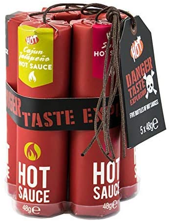 Danger Taste Explosion - 5 Bottles of Hot Sauce