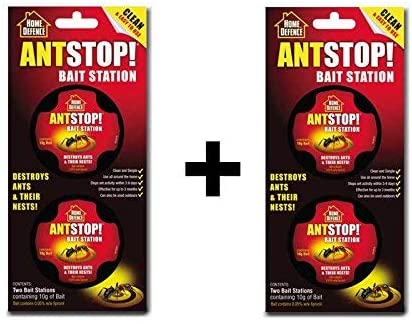 Ant Stop! Bait Station Home Defence Ant Stopper - 4 Bait Stations