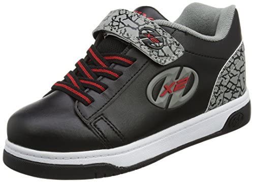 Heelys X2 Black and Grey Elephant Dual Up Skate Shoes - Size 3 by Heelys