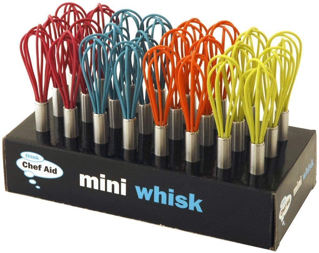 Cute Retro Colourful Mini Whisk - Assorted Colours - Kitchen Gadget aid
