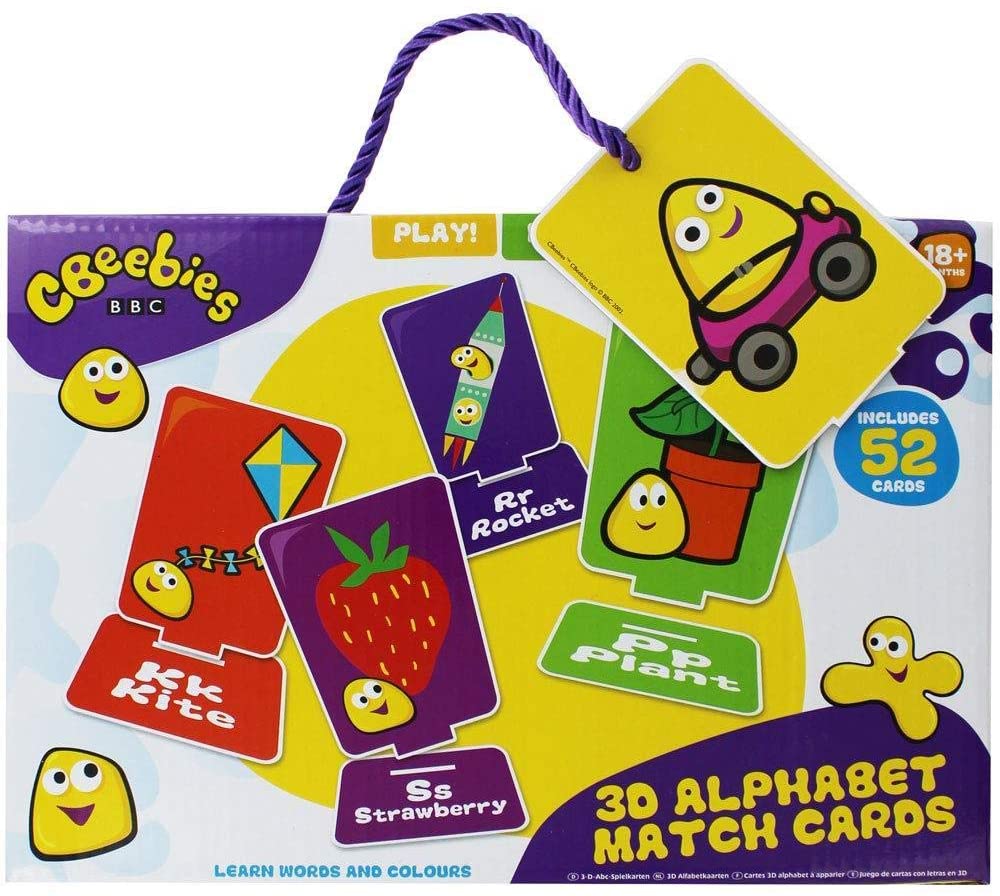 CBeebies 35-0024 Educational Alphabet Matching Cards