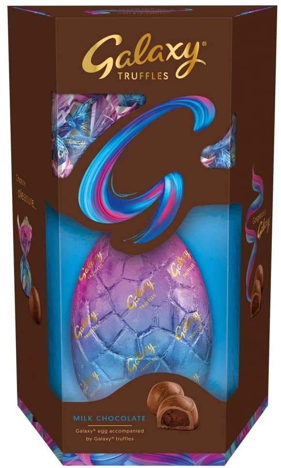 Galaxy Truffles Chocolate Selection - Luxury Easter Egg 301g and Milk Truffles Gift Box 206g