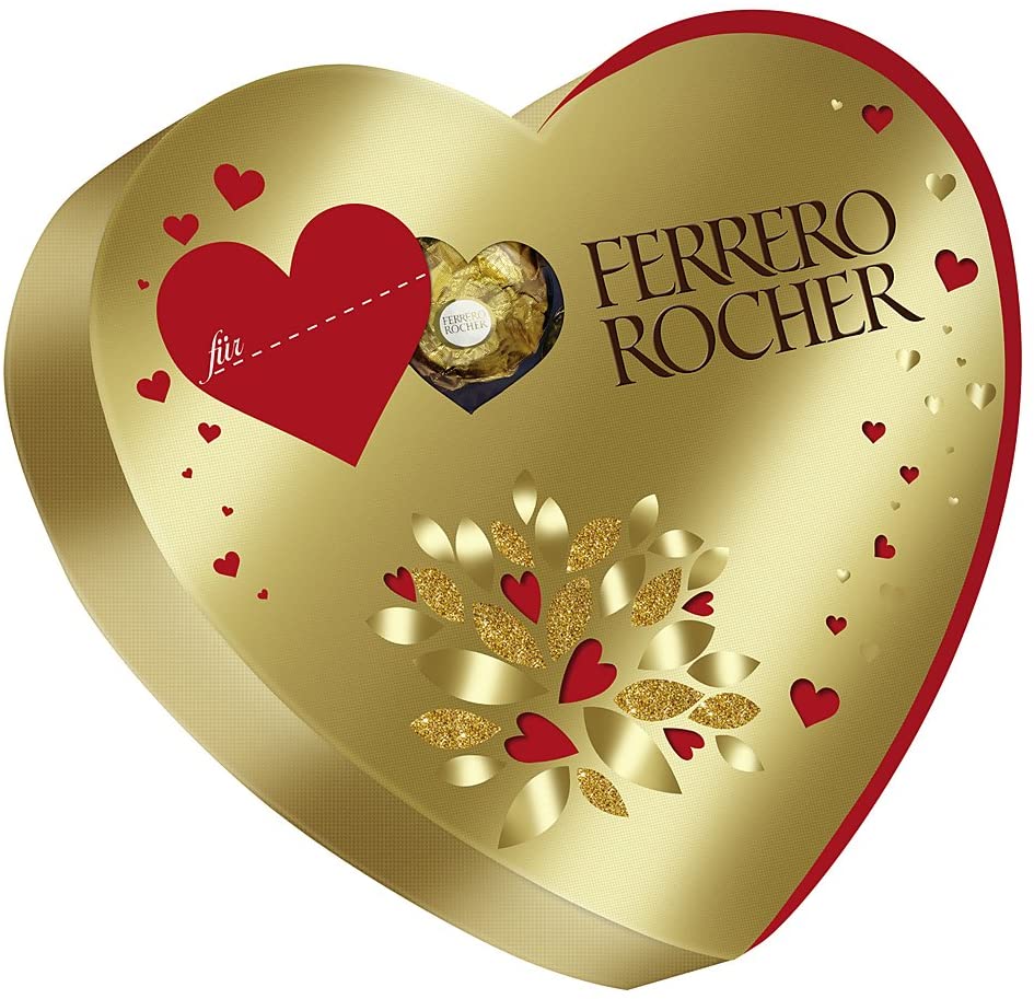 Ferrero Rocher T10 Heart Chocolate, 125 g