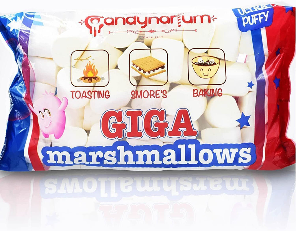 Candy Smith’s Extra Puffy & Yummy Giant Marshmallows 700 gms | Large Marshmallows for Toasting | Make Smores Dip in Hot Chocolate or Roast For Campfires | Barbecue Snack For Kids and Adults
