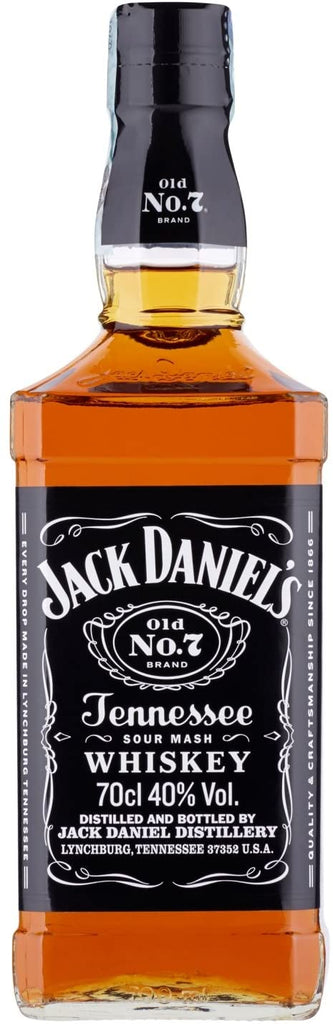 Jack Daniel's 40% Old No 7 Tennessee Whiskey, 70 cl